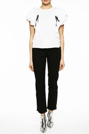 T-shirt z falbanami, zdjęcie 2 T-shirt z falbanami od Valentino Red